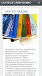 Mobile Screenshot of carte-di-credito.info